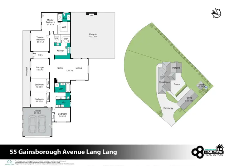 Floorplan of Homely house listing, 55 Gainsborough Avenue, Lang Lang VIC 3984