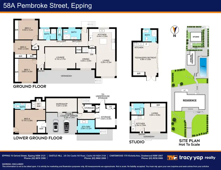 Floorplan of Homely house listing, 58A Pembroke Street, Epping NSW 2121