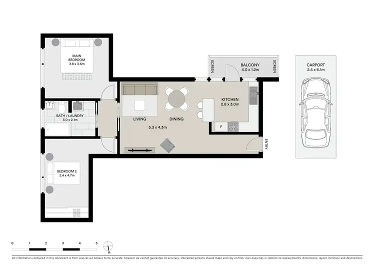 Floorplan of Homely apartment listing, 25/166 Russell Avenue, Dolls Point NSW 2219