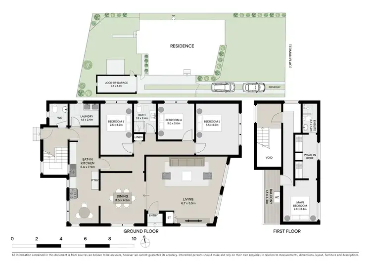 Floorplan of Homely house listing, 1 Tedman Parade, Sylvania NSW 2224