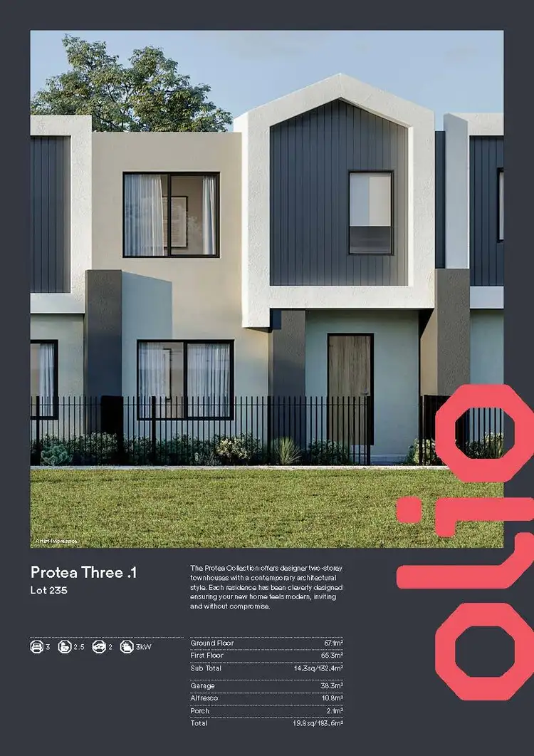 Floorplan of Homely townhouse listing, Lot 235 Celadon Walk, Officer VIC 3809