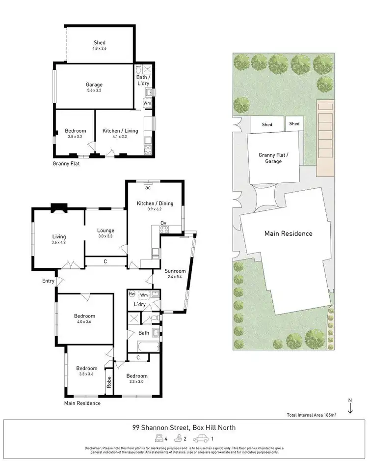 Floorplan of Homely house listing, 99 Shannon Street, Box Hill North VIC 3129