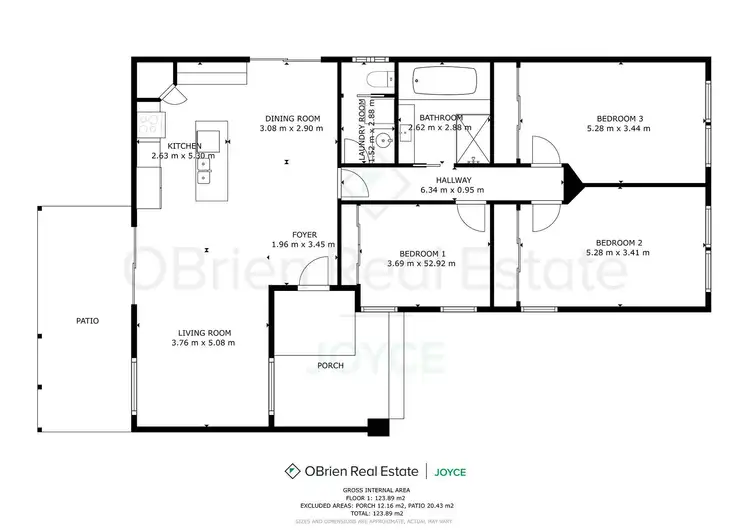 Floorplan of Homely house listing, 55 Cribbes Road, Wangaratta VIC 3677