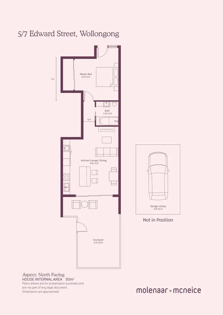 Floorplan of Homely unit listing, 5/7 Edward Street, Wollongong NSW 2500