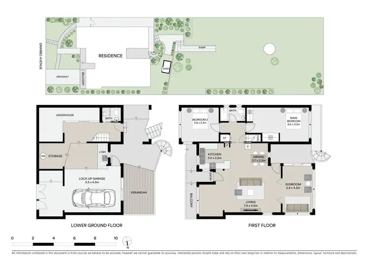 Floorplan of Homely house listing, 9 Gnarbo Avenue, Carss Park NSW 2221