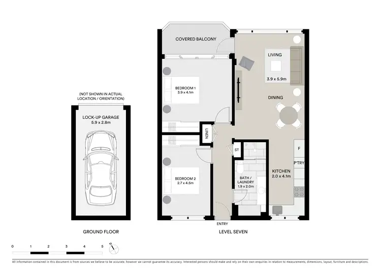 Floorplan of Homely apartment listing, 702/4-6 Boorima Place, Cronulla NSW 2230
