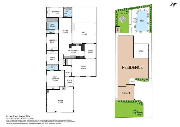 Floorplan of Homely house listing, 9 Pyree Street, Bangor NSW 2234