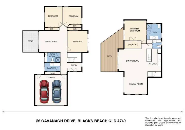 Floorplan of Homely house listing, 56 Cavanagh Drive, Blacks Beach QLD 4740