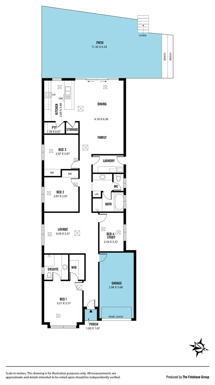 Floorplan of Homely house listing, 16 Blinkbrae Avenue, Happy Valley SA 5159
