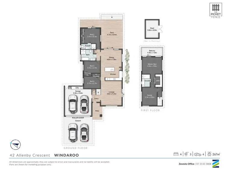 Floorplan of Homely house listing, 42 Allenby Crescent, Windaroo QLD 4207