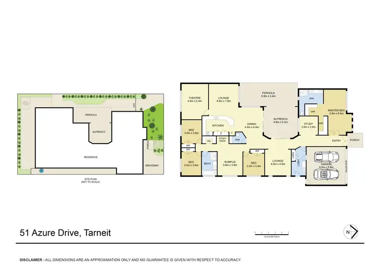 Floorplan of Homely house listing, 51 Azure Drive, Tarneit VIC 3029