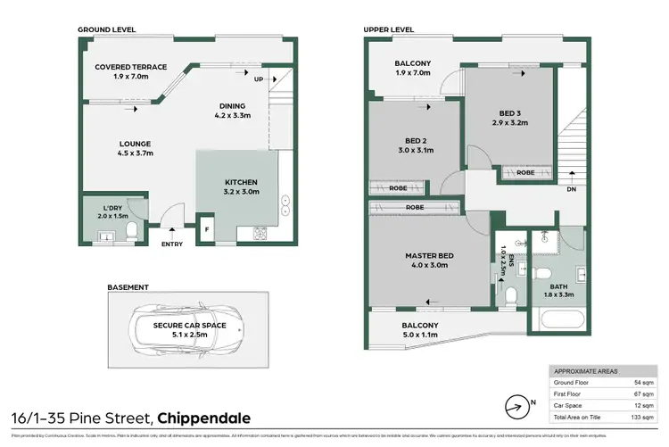 Floorplan of Homely apartment listing, 16/1-35 Pine Street, Chippendale NSW 2008