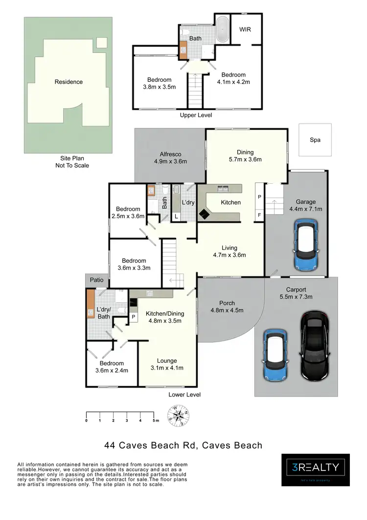 Floorplan of Homely house listing, 44 Caves Beach Road, Caves Beach NSW 2281