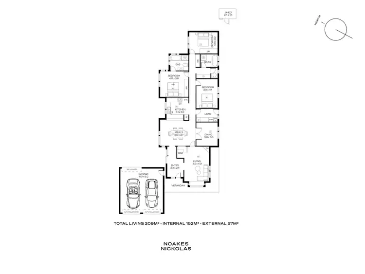 Floorplan of Homely house listing, 6 Paech Mews, Walkerville SA 5081