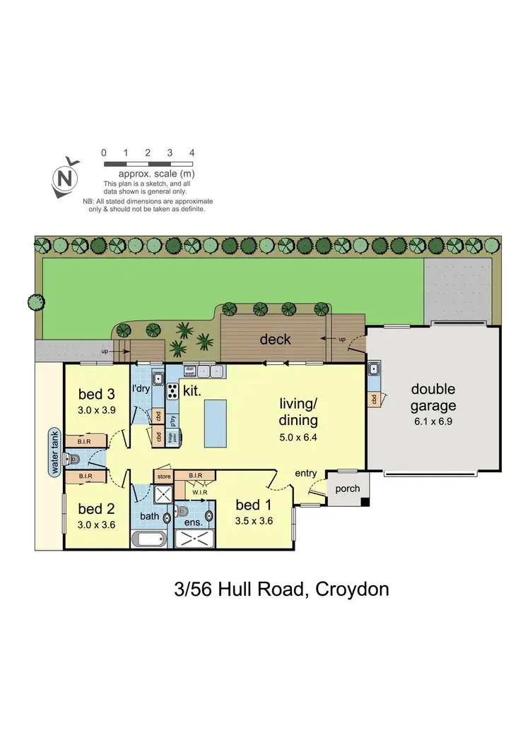 Floorplan of Homely unit listing, 3/56 Hull Road, Croydon VIC 3136