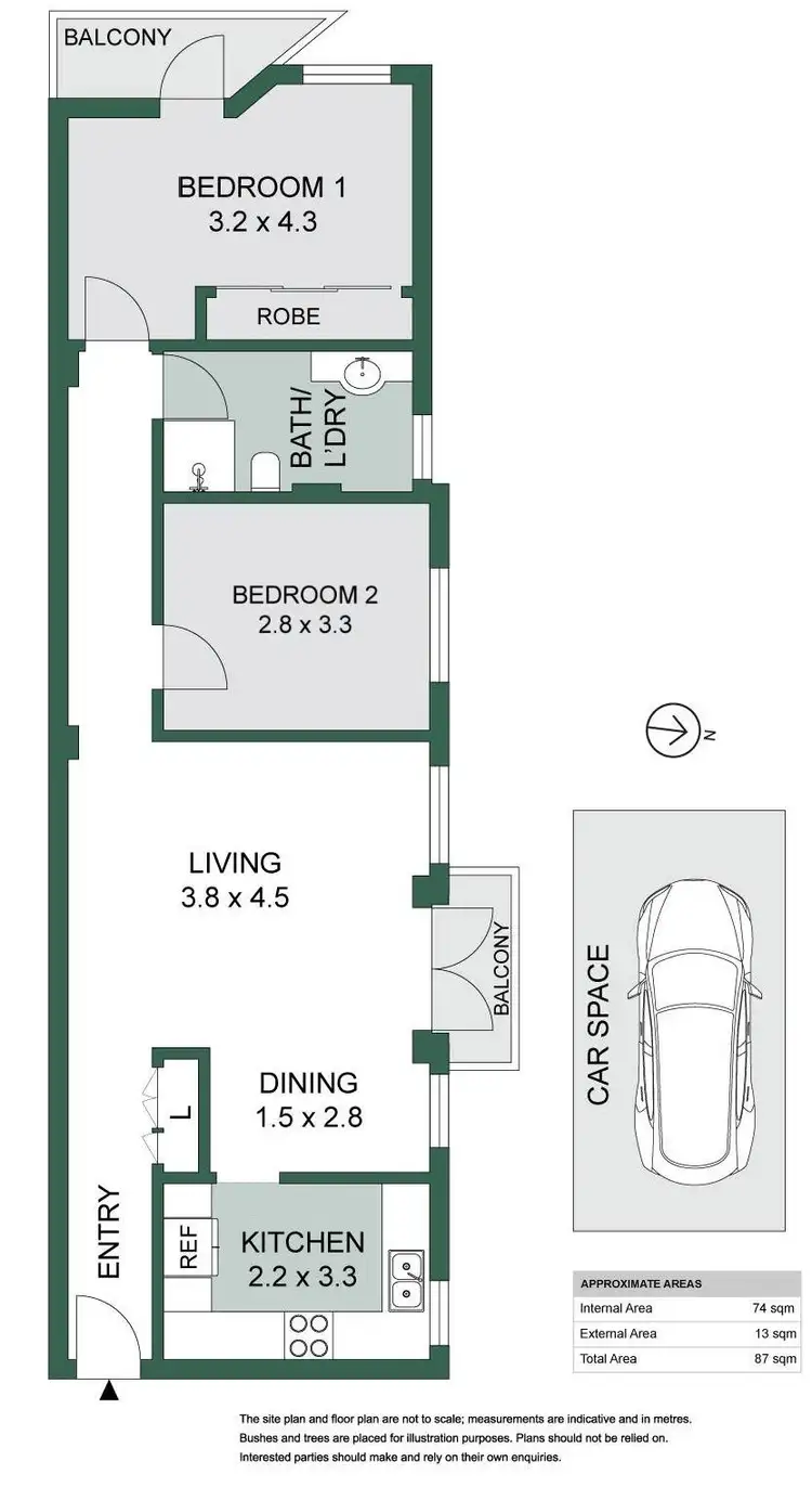 Floorplan of Homely unit listing, 5/164 Croydon Avenue, Croydon Park NSW 2133