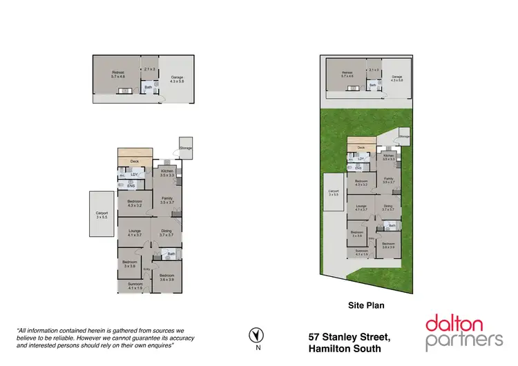 Floorplan of Homely house listing, 57 Stanley Street, Hamilton South NSW 2303