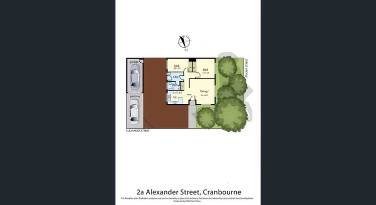 Floorplan of Homely house listing, 2A Alexander Street, Cranbourne VIC 3977