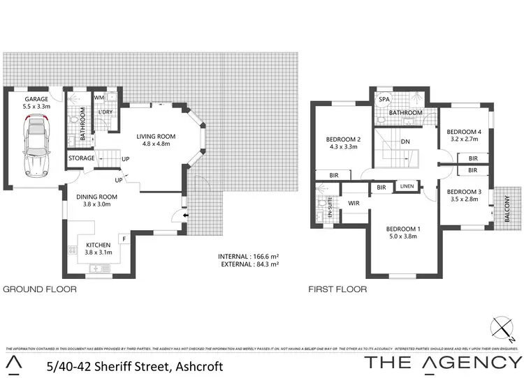 Floorplan of Homely townhouse listing, 5/40-42 Sheriff Street, Ashcroft NSW 2168
