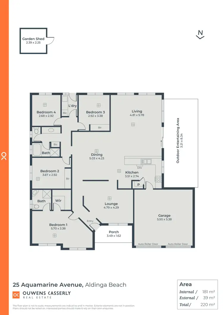 Floorplan of Homely house listing, 25 Aquamarine Avenue, Aldinga Beach SA 5173