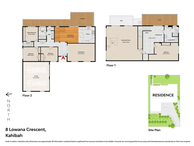 Floorplan of Homely house listing, 8 Lowana Crescent, Kahibah NSW 2290