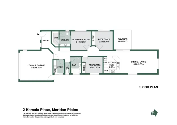 Floorplan of Homely house listing, 2 Kamala Place, Meridan Plains QLD 4551