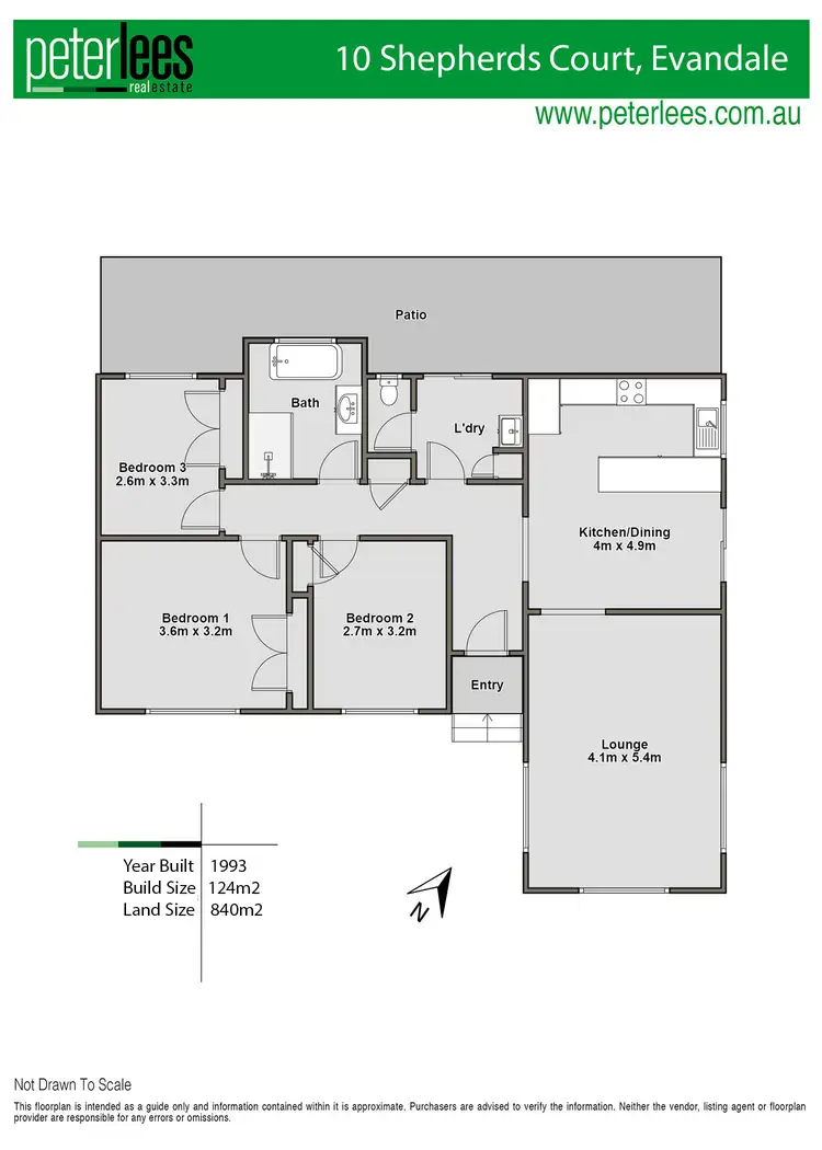 Floorplan of Homely house listing, 10 Shepherds Court, Evandale TAS 7212