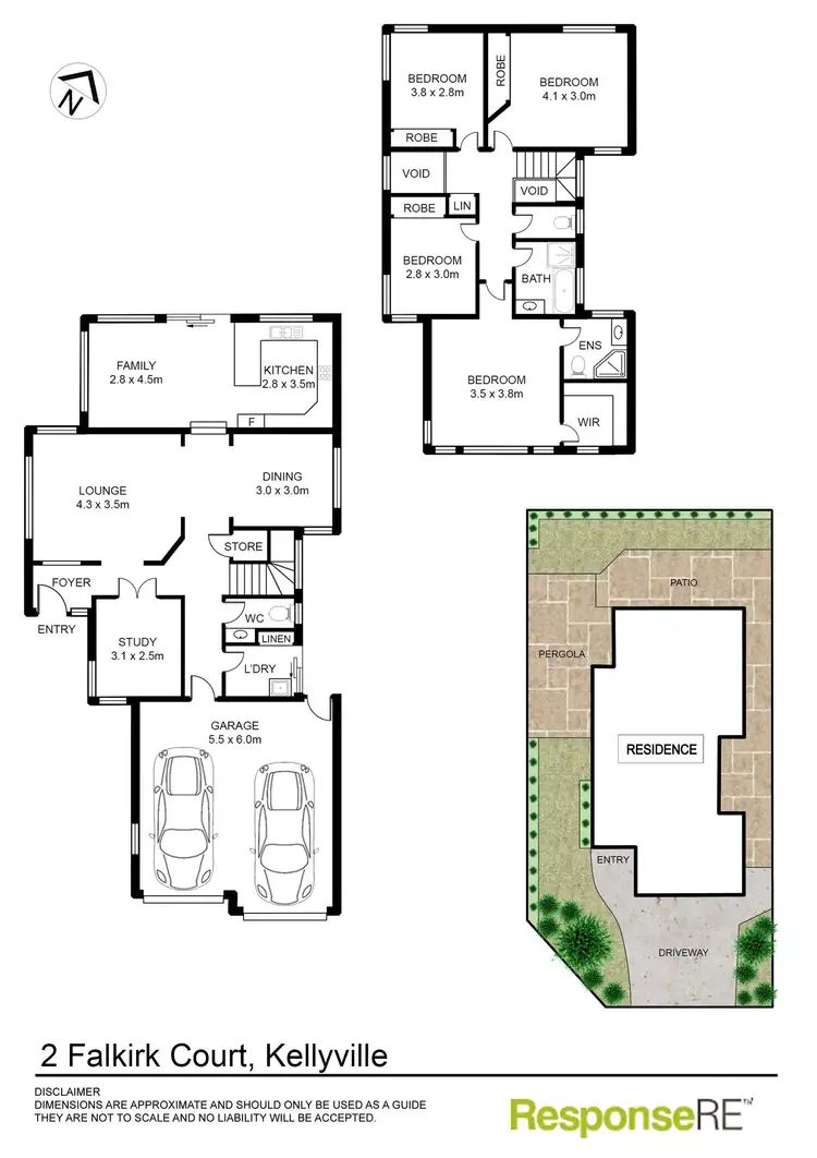 Floorplan of Homely house listing, 2 Falkirk Court, Kellyville NSW 2155