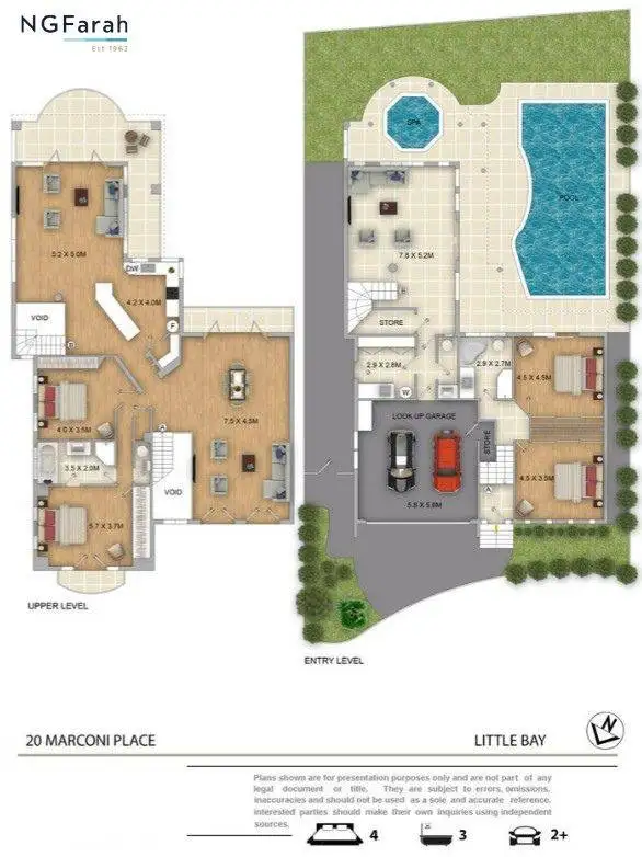 Floorplan of Homely house listing, 20 Marconi Place, Little Bay NSW 2036