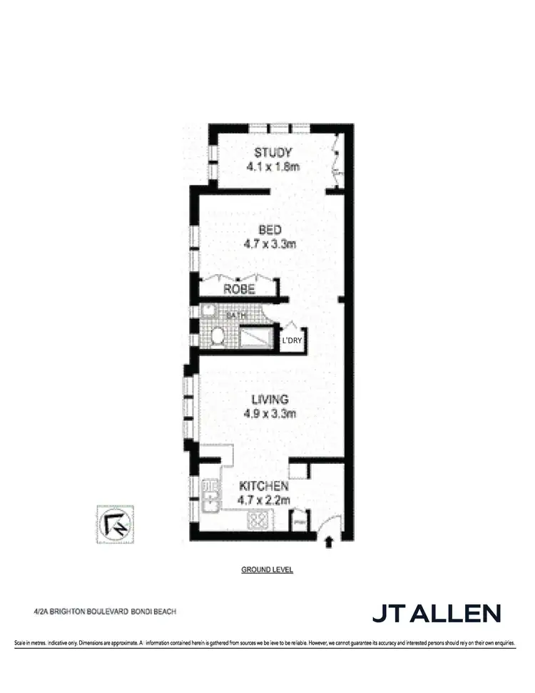 Floorplan of Homely apartment listing, 4/2a Brighton Boulevard, North Bondi NSW 2026
