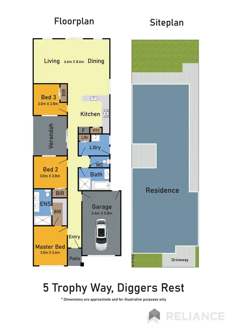 Floorplan of Homely house listing, 5 Trophy Way, Diggers Rest VIC 3427