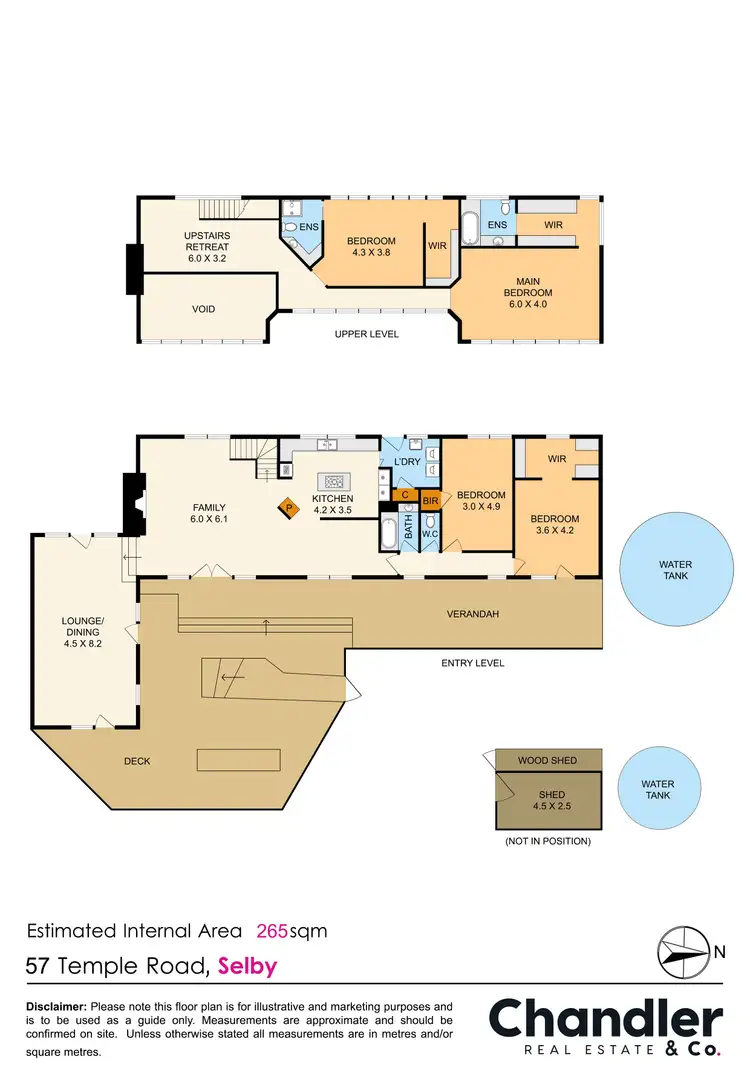Floorplan of Homely house listing, 57 Temple Road, Selby VIC 3159