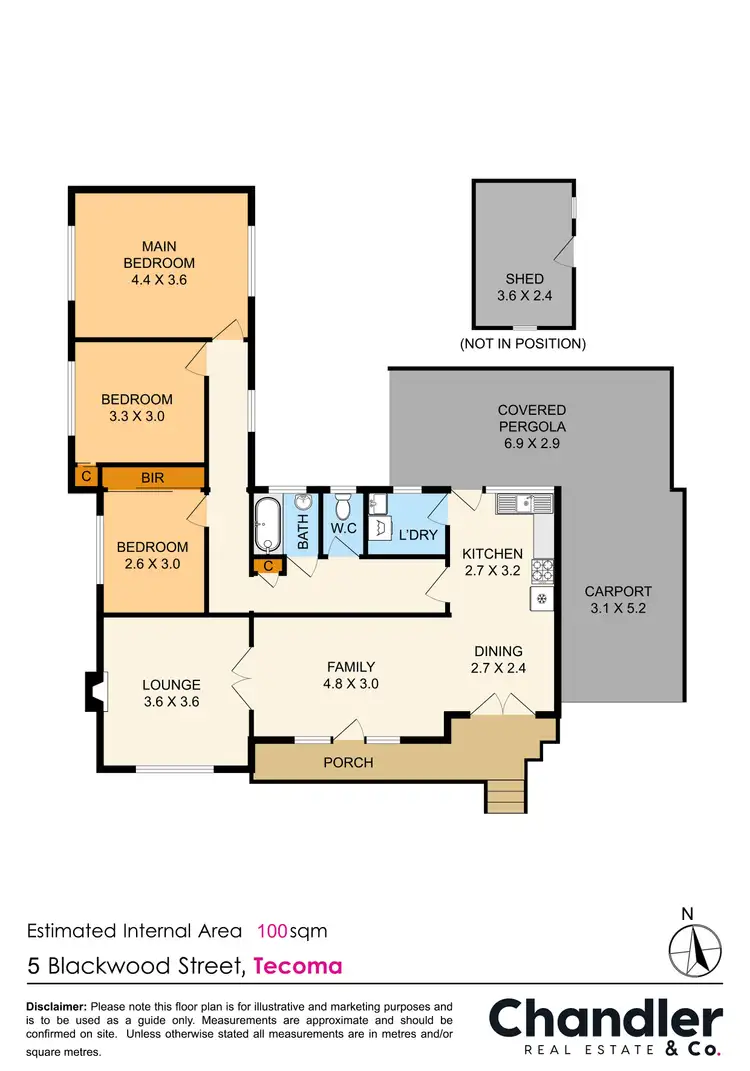 Floorplan of Homely house listing, 5 Blackwood Street, Tecoma VIC 3160