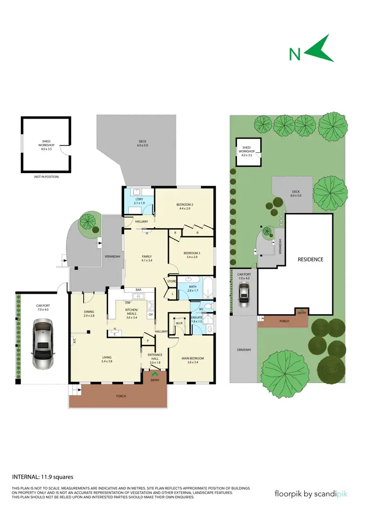 Floorplan of Homely house listing, 11 Enfield Drive, Bayswater VIC 3153