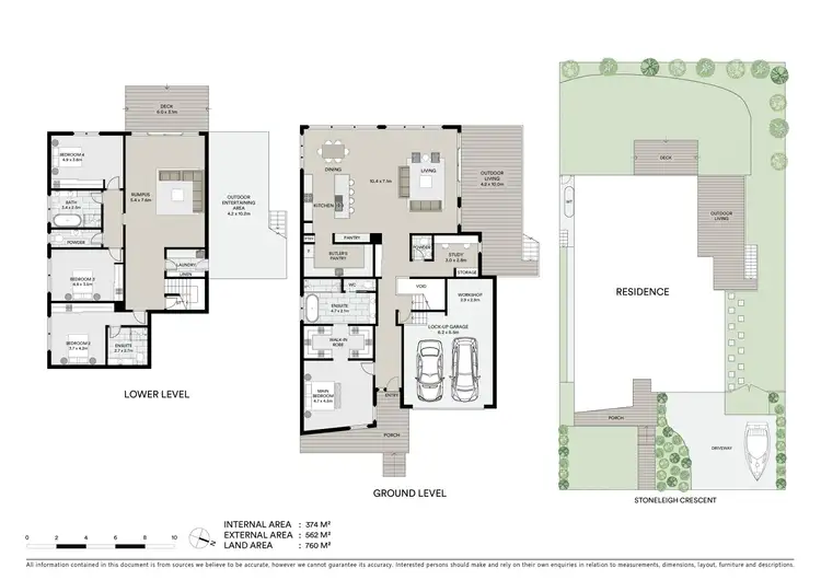 Floorplan of Homely house listing, 37 Stoneleigh Crescent, Highton VIC 3216