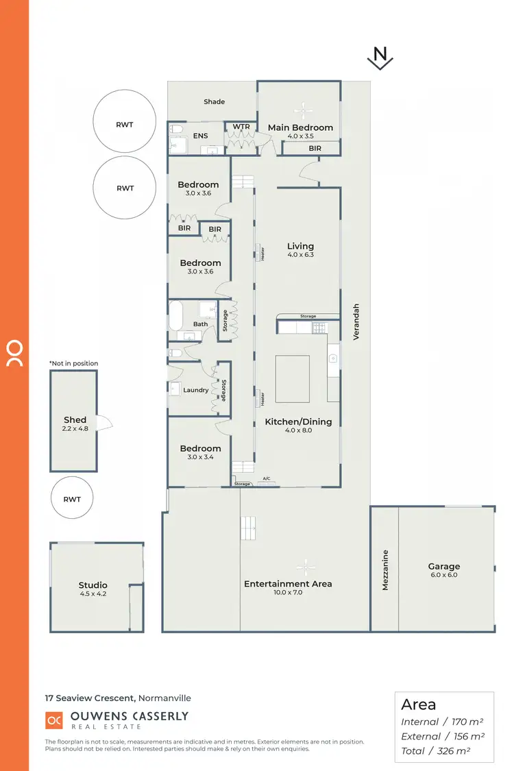 Floorplan of Homely house listing, 17 Seaview Crescent, Normanville SA 5204