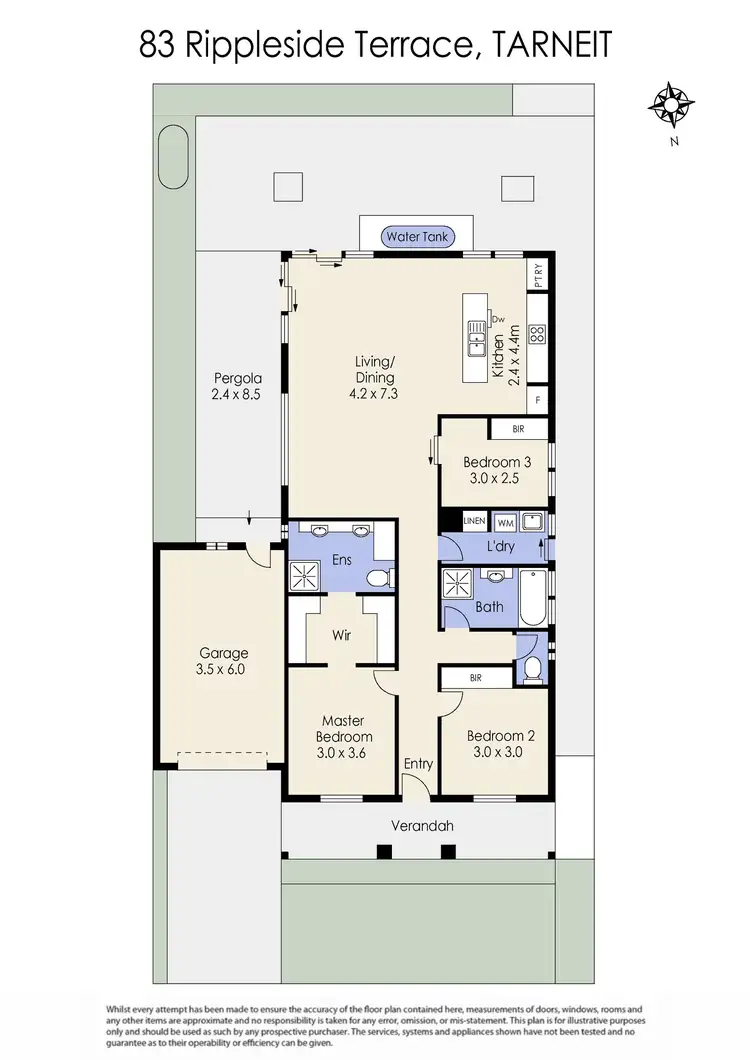 Floorplan of Homely house listing, 83 Rippleside Terrace, Tarneit VIC 3029