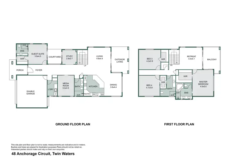 Floorplan of Homely house listing, 48 Anchorage Circuit, Twin Waters QLD 4564