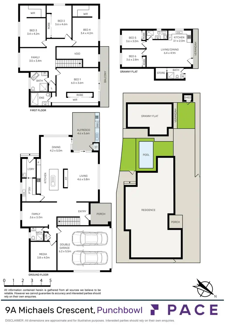 Floorplan of Homely house listing, 9A Michaels Crescent, Punchbowl NSW 2196