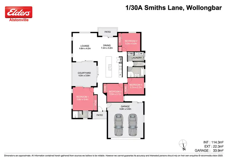 Floorplan of Homely house listing, 1/30A Smiths Lane, Wollongbar NSW 2477