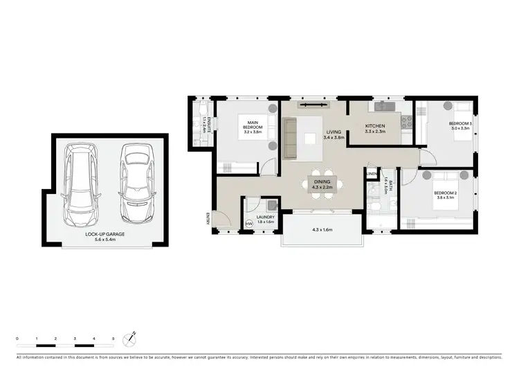 Floorplan of Homely unit listing, 3/6 Carnarvon Street, Carlton NSW 2218
