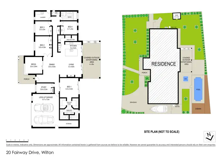 Floorplan of Homely house listing, 20 Fairway Drive, Wilton NSW 2571