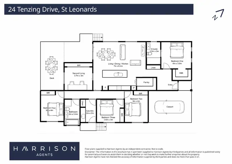Floorplan of Homely house listing, 24 Tenzing Drive, St Leonards TAS 7250