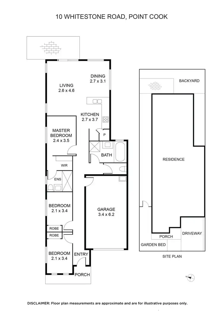 Floorplan of Homely house listing, 10 Whitestone Road, Point Cook VIC 3030