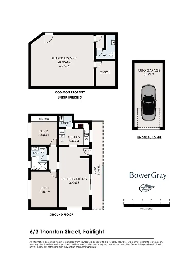 Floorplan of Homely apartment listing, 6/3 Thornton Street, Fairlight NSW 2094