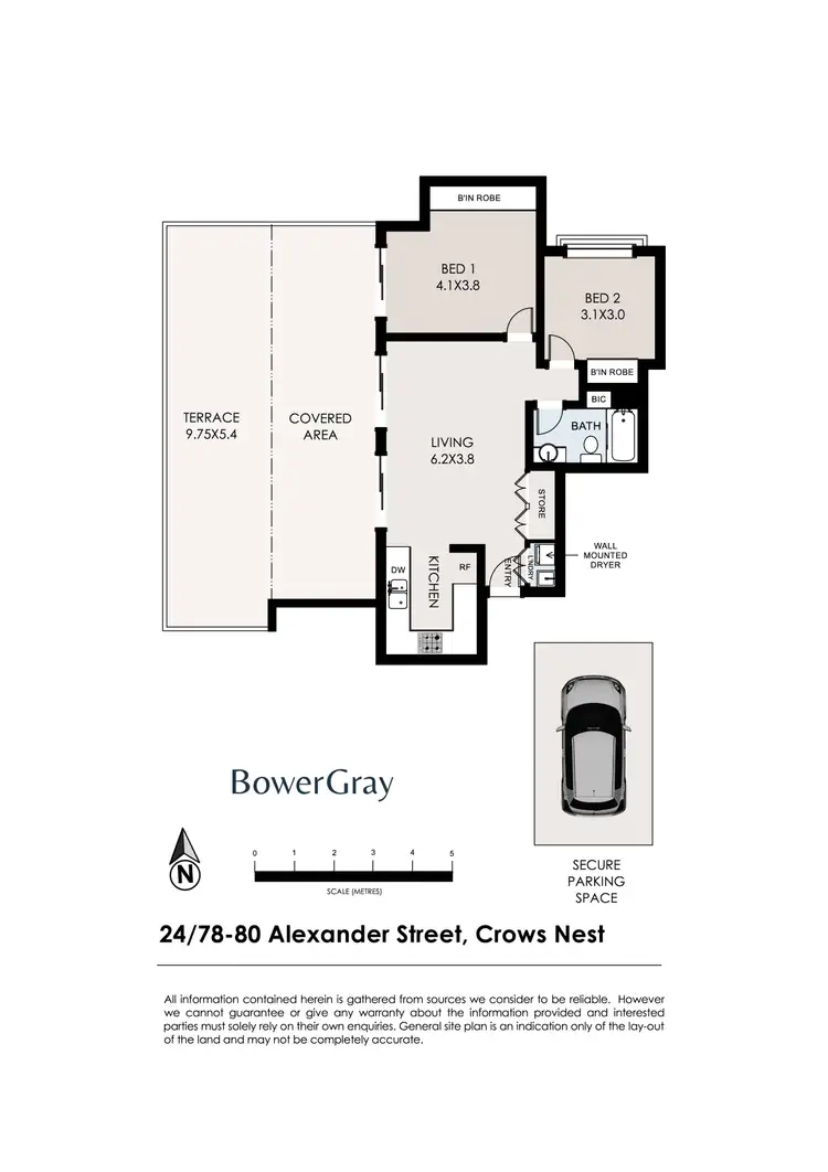 Floorplan of Homely apartment listing, 24/78-80 Alexander Street, Crows Nest NSW 2065