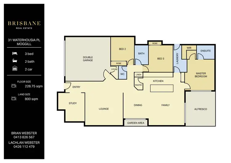 Floorplan of Homely house listing, 31 Waterhousia Place, Moggill QLD 4070