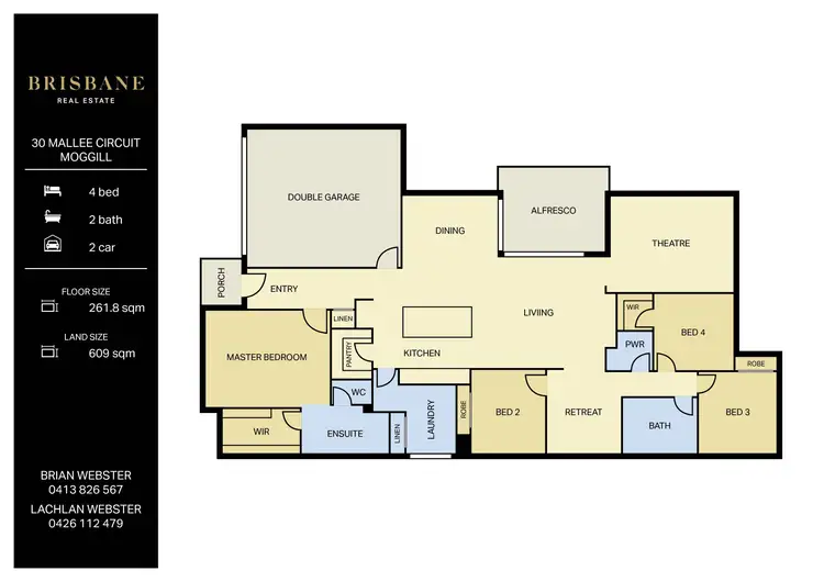 Floorplan of Homely house listing, 30 Mallee Circuit, Moggill QLD 4070