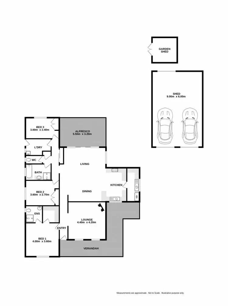 Floorplan of Homely house listing, 55 Russell Street, Howlong NSW 2643