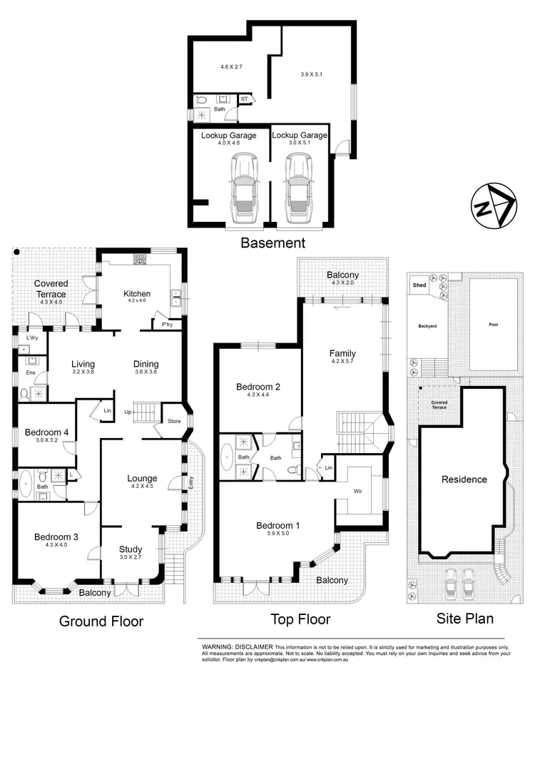 Floorplan of Homely house listing, 22 Inman Street, Maroubra NSW 2035